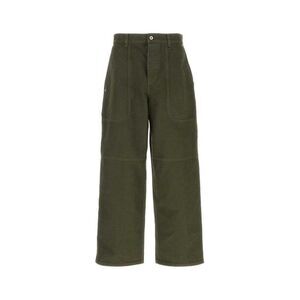 LOEWE Wide Leg Carpenter Pants Men GREEN